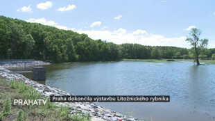 Praha dokončila výstavbu Lítožnického rybníka