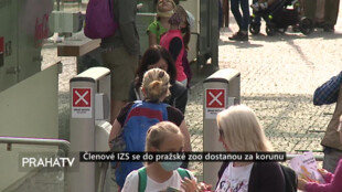 Členové IZS se do pražské zoo dostanou za korunu