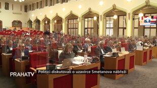 Politici diskutovali o uzavírce Smetanova nábřeží