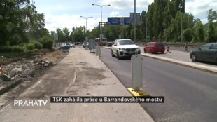 TSK zahájila práce u Barrandovského mostu