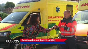 Benešovsko má 3 nové sanitky