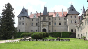 Žlebský zámek nabízí prostředí jako z pohádky