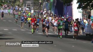Pražské letiště obsadí běžci