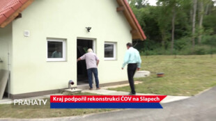 Kraj podpořil rekonstrukci ČOV na Slapech