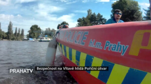 Bezpečnost na Vltavě hlídá Poříční útvar
