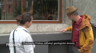 Procházky Prahou odhalují geologické skvosty