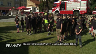 Dobrovolní hasiči Prahy 1 uspořádali další tábor