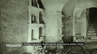 Hrdiny operace Anthropoid připomíná pietní místo