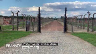 Praha vyvěsila romskou vlajku