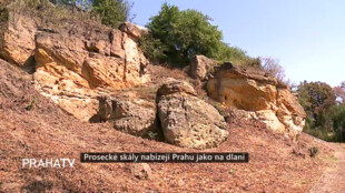 Prosecké skály nabízejí Prahu jako na dlani