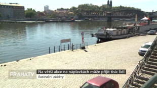 Na větší akce na náplavkách může přijít tisíc lidí