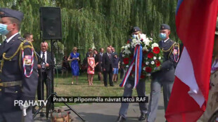 Praha si připomněla návrat letců RAF