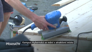 Kampus Hybernská se mění v atraktivní místo
