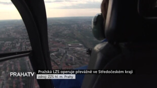 Pražská LZS operuje převážně ve Středočeském kraji