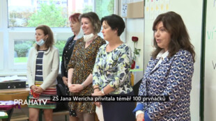 ZŠ Jana Wericha přivítala téměř 100 prvňáčků