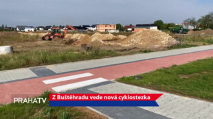 Z Buštěhradu vede nová cyklostezka