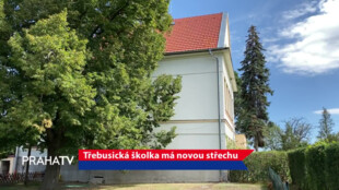 Třebusická školka má novou střechu