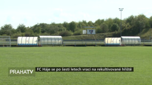 FC Háje se po letech vrací na rekultivované hřiště