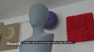 Trojský zámek prezentuje sochy Jana Kováříka