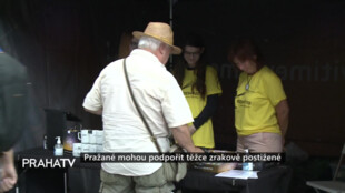 Pražané mohou podpořit těžce zrakově postižené