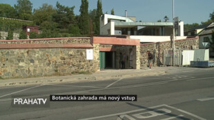 Botanická zahrada má nový vstup