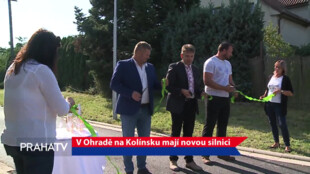 V Ohradě na Kolínsku mají novou silnici