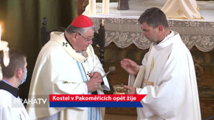 Kostel v Pakoměřicích opět žije