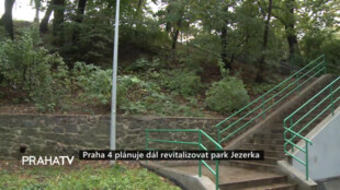 Praha 4 plánuje dál revitalizovat park Jezerka