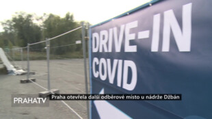Praha otevřela další odběrové místo u nádrže Džbán