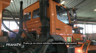 Praha je na zimní údržbu komunikací připravená