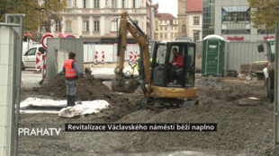 Revitalizace Václavského náměstí běží naplno