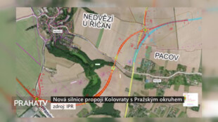 Nová silnice propojí Kolovraty s Pražským okruhem