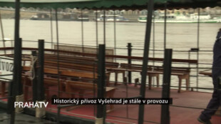 Historický přívoz Vyšehrad je stále v provozu