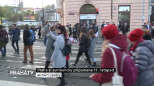 Praha si symbolicky připomene 17. listopad