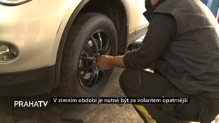 V zimním období je nutné být za volantem opatrnější