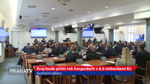 Kraj bude příští rok hospodařit s 8,6 miliardami Kč