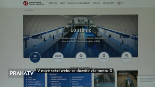 V nové sekci webu se dozvíte vše metru D