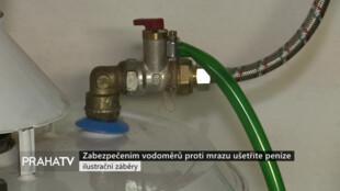 Zabezpečením vodoměrů proti mrazu ušetříte peníze