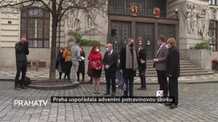 Praha uspořádala adventní potravinovou sbírku
