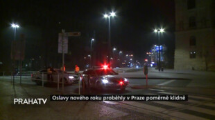 Oslavy nového roku proběhly v Praze poměrně klidně