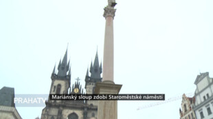 Mariánský sloup zdobí Staroměstské náměstí