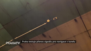 Praha testuje přenos signálu pro navigace v tunelu