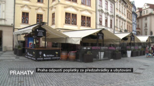 Praha odpustí poplatky za předzahrádky a ubytování