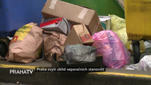 Praha zvýší úklid separačních stanovišť