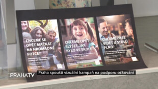 Praha spouští vizuální kampaň na podporu očkování