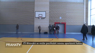 ZŠ Bítovská se může pochlubit novou sportovní halou