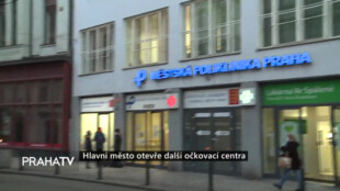 Hlavní město otevře další očkovací centra