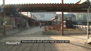 Rekonstrukce okolí metra Háje je zase o krok blíže