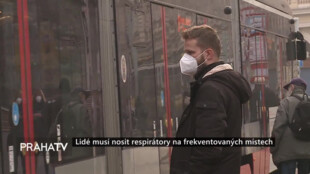 Na frekventovaná místa lze chodit jen s respirátorem