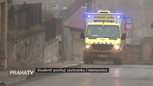 Studenti posilují záchranku i nemocnice